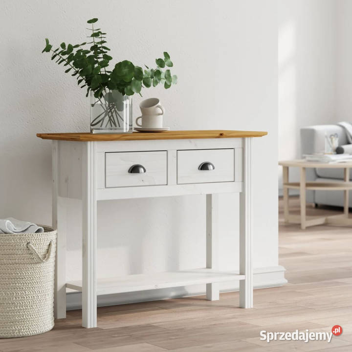 Stolik konsolowy BODO brązowy 91x35x74 drewno Warszawa sprzedam