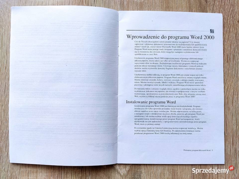 Poznajemy program Microsoft Word 2000 książeczka kujawsko-pomorskie