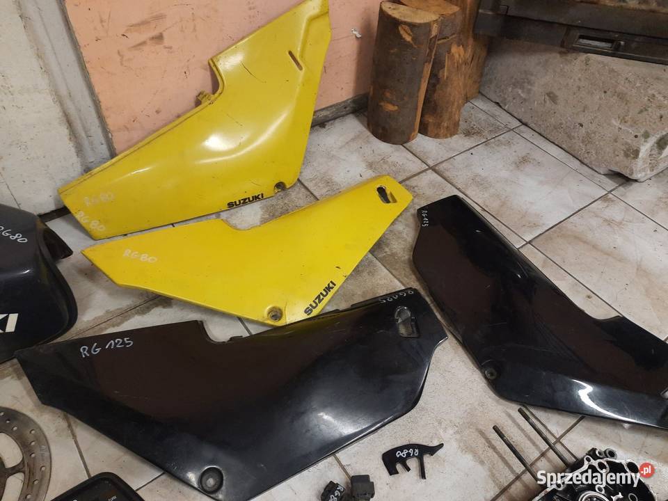 Suzuki RG 80 silnik części wał sprzęgło skrzynia