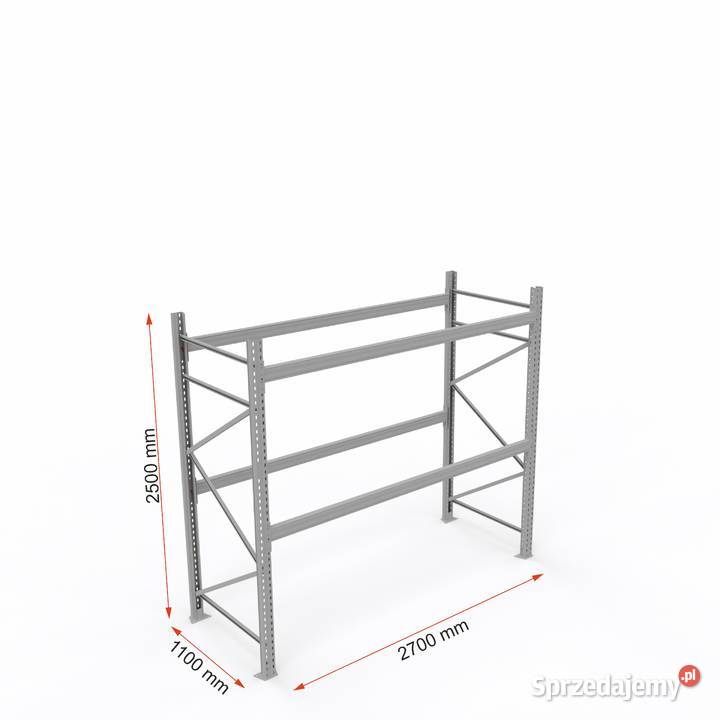Regał paletowy H250 L270 Warka