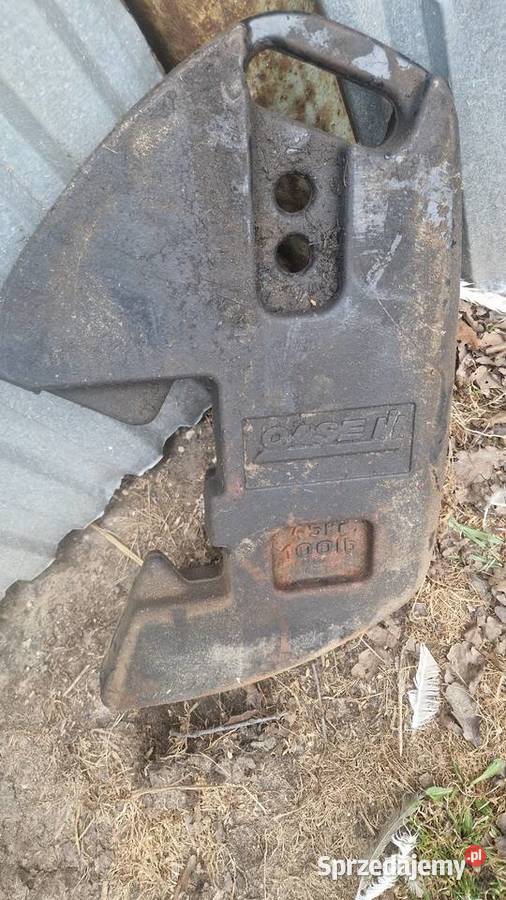 Sprzedam obciążniki do ciągnika Case JX70 45 6 Pozostałe Ogarka