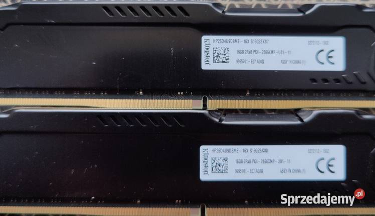 Kingston HyperX Fury DDR4 32GB 2x16GB kit kujawsko-pomorskie Włocławek