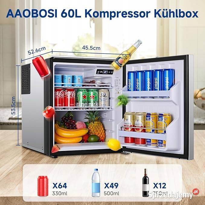 Lodówka kompresorowa AAOBOSI 60 L