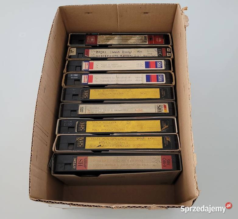 KASETY VHS 9 Poznań