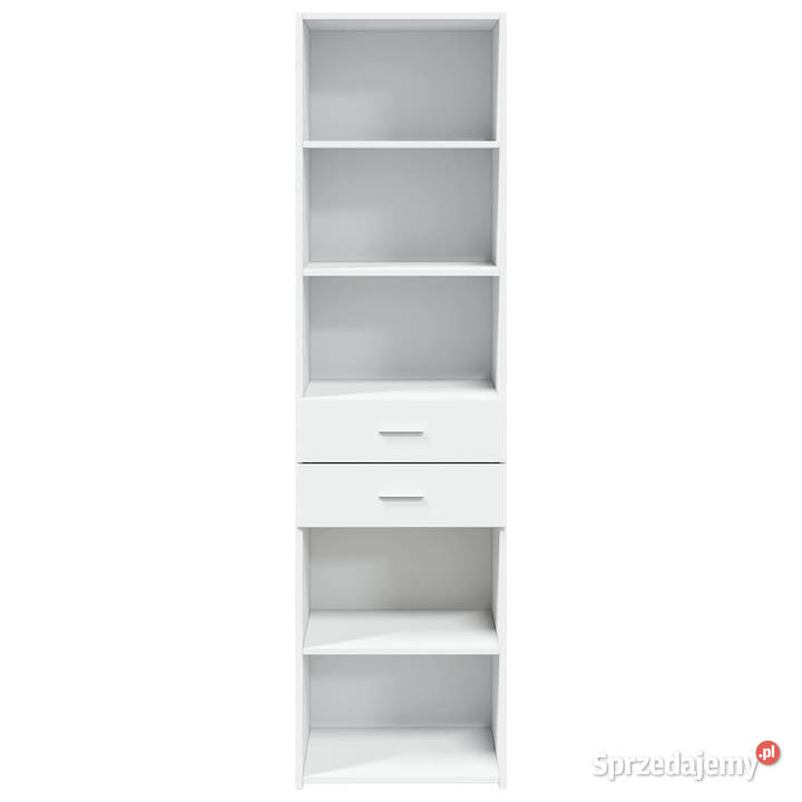 Wysoka szafka biała 50x425x185 materiał Warszawa