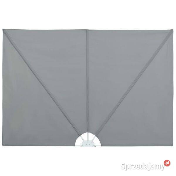 vidaXL Składany parawan tarasowy szary 400x200