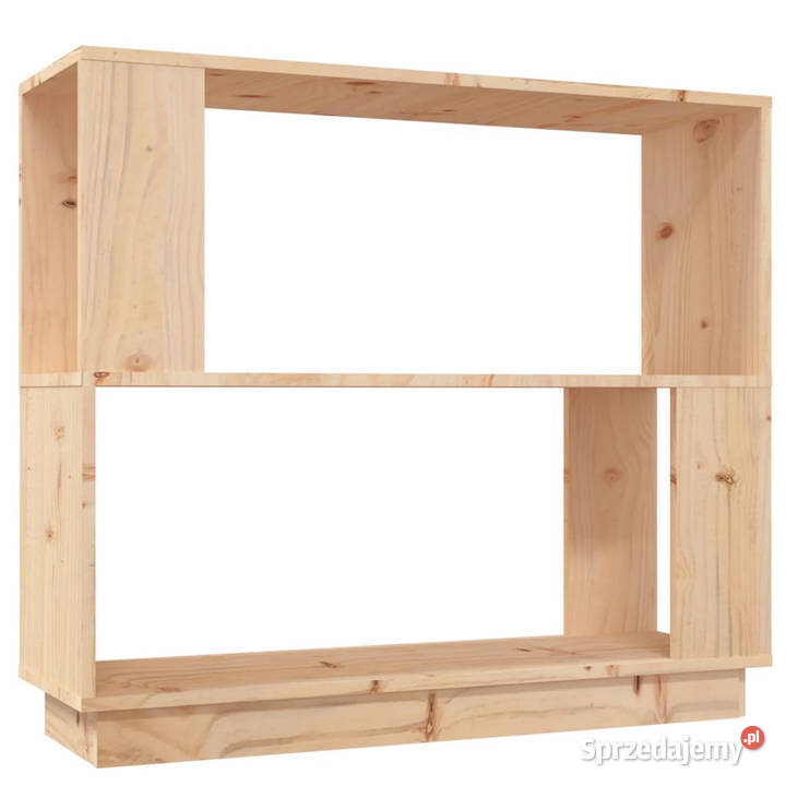 Regał na książkiprzegroda 80x25x70 lite drewno