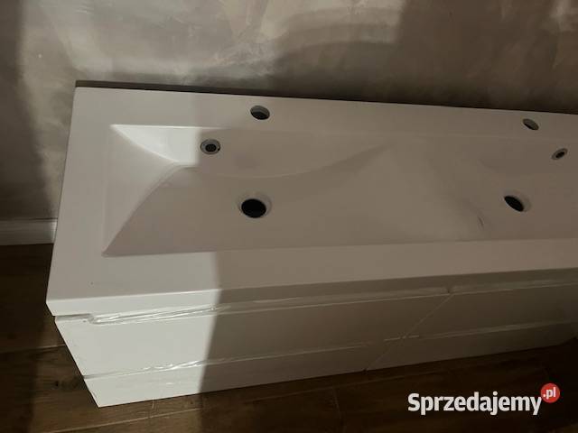 szafka wisząca łazienkowa z umywalką dwu Tulce