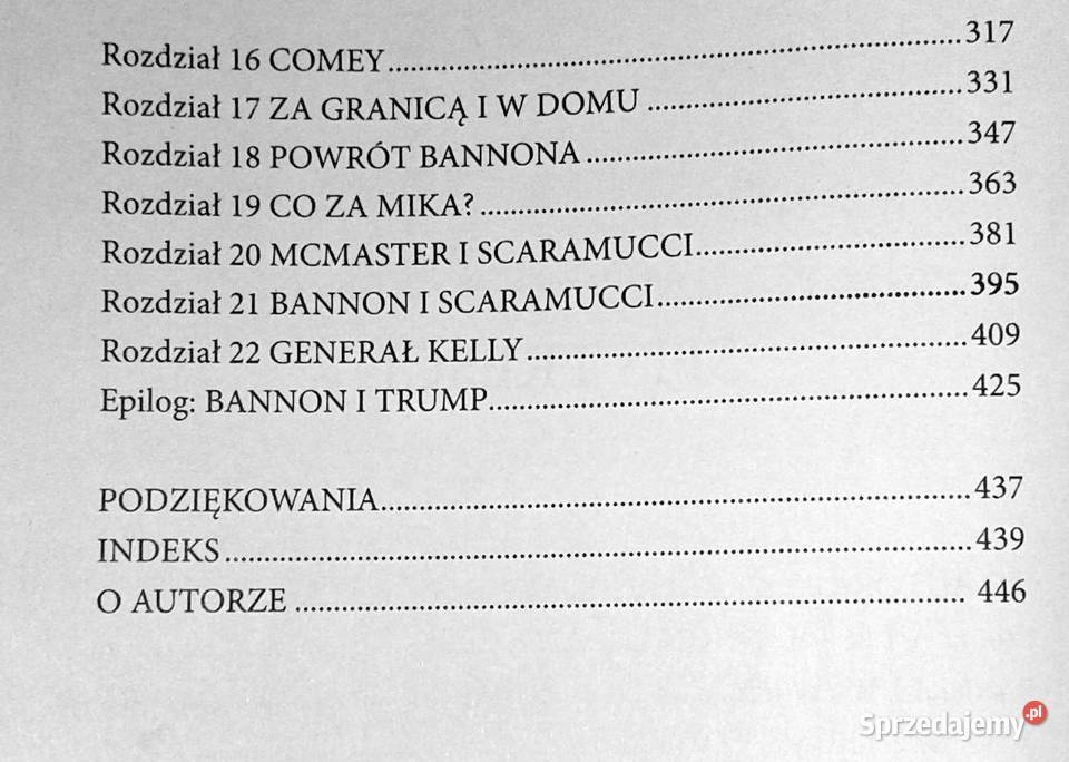 Ogień i furia Biały Dom Trumpa Michael Wolff Pozostałe lubelskie Chełm