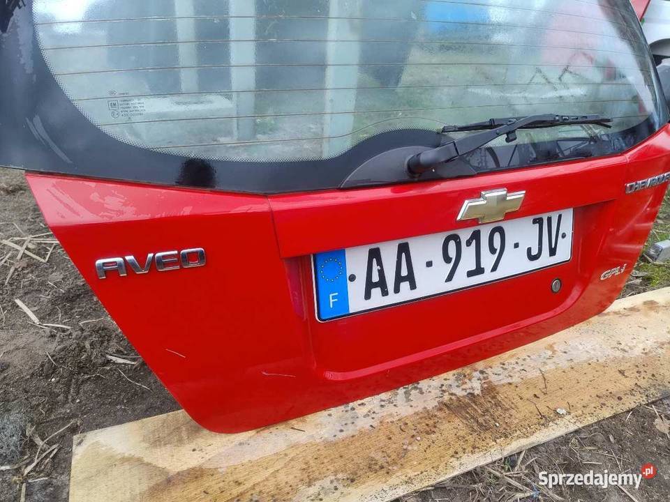 KLAPA BAGAŻNIKA CHEVROLET AVEO