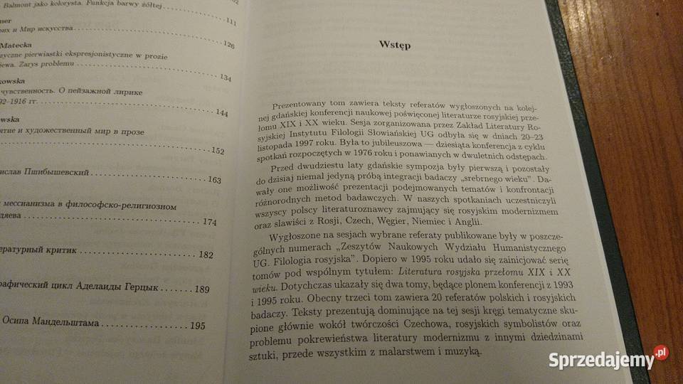 Literatura rosyjska przełomu XIX i XX wieku Gdańsk