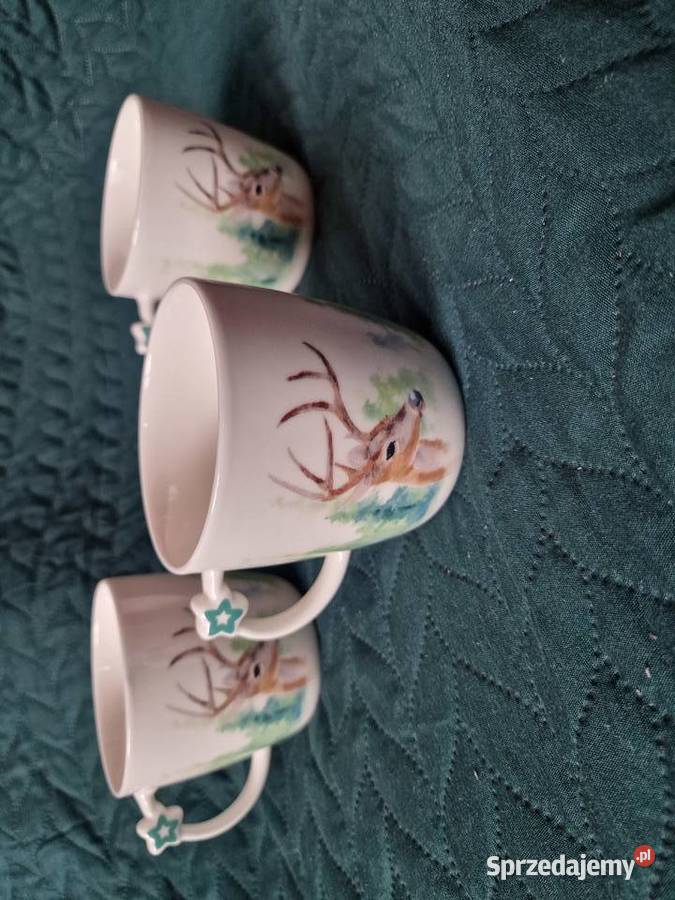 NOWY Kubek świąteczny porcelanowy ELOY renifer Wrocław