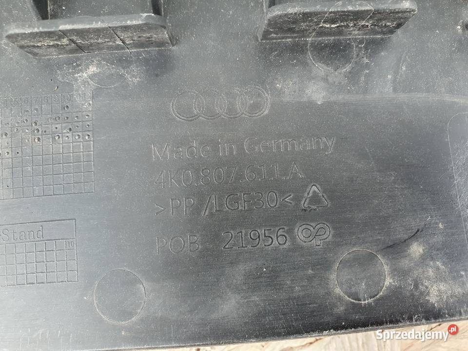 AUDI A6 C8 SLINE PŁYTA OSŁONA POD ZDERZAK PRZÓD Międzychód sprzedam