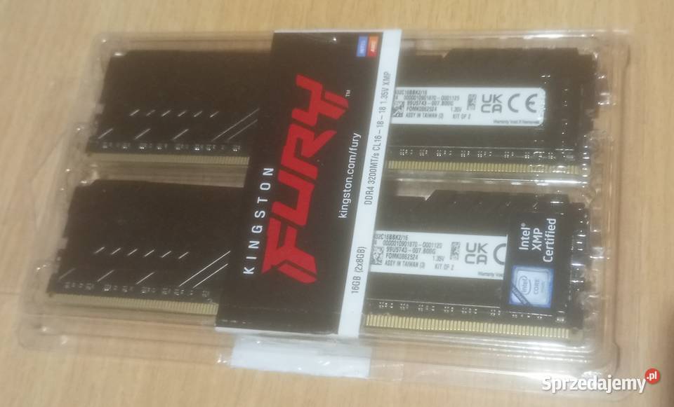 Kingstone Pamięć RAM DDR4 16Gb RAM Fury Beast