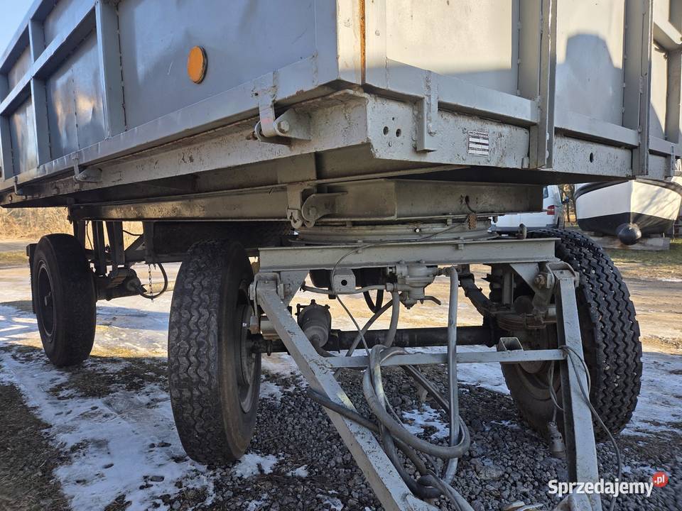 Przyczepa rolnicza Autosan D732 WYWROTKA nieuszkodzony Złoczew