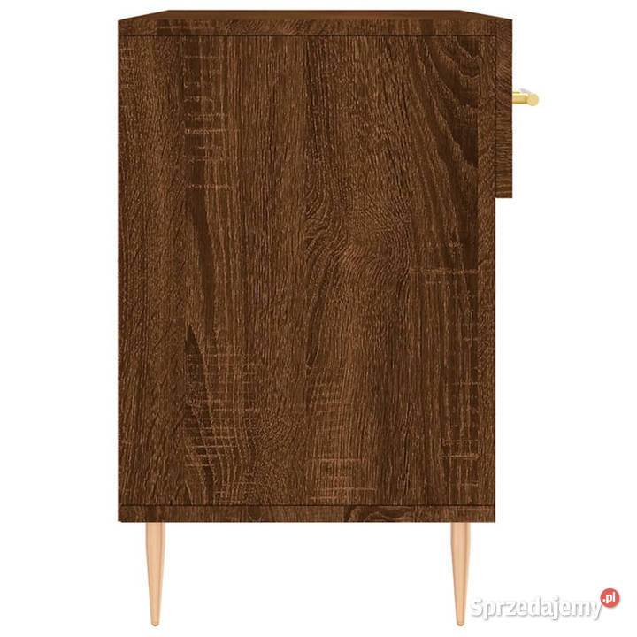 Ławka z miejscem na buty brązowy dąb 102x35x55