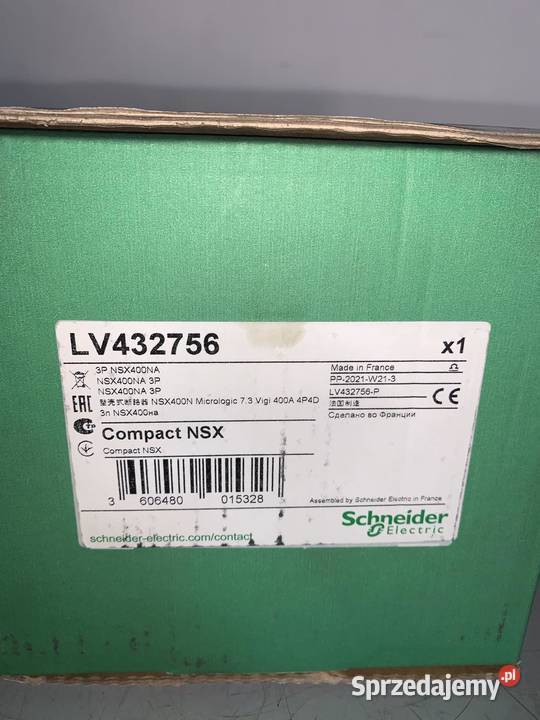 Schneider Electric Compact NSX400NA LV432756 Warszawa