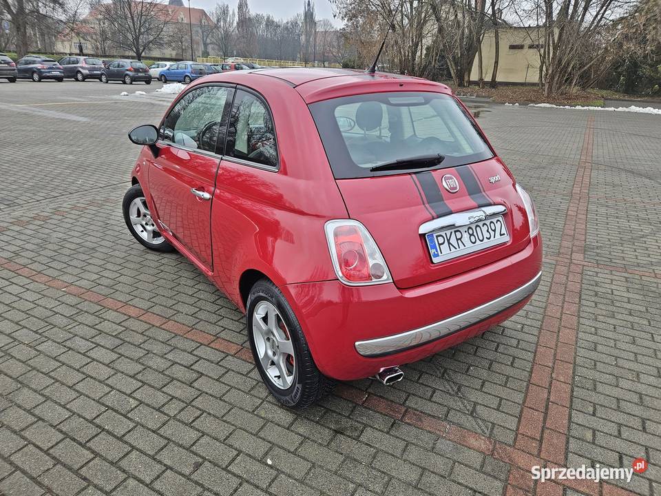Fiat 500 14 benzyna 100 serwosowany panoramadach Hatchback Koźmin Wielkopolski