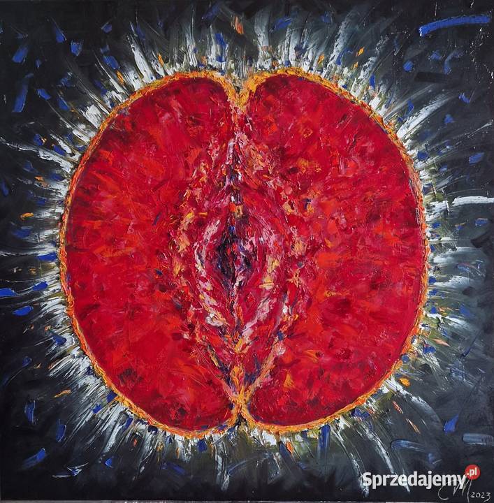 OBRAZ Olej na płótnie Łask