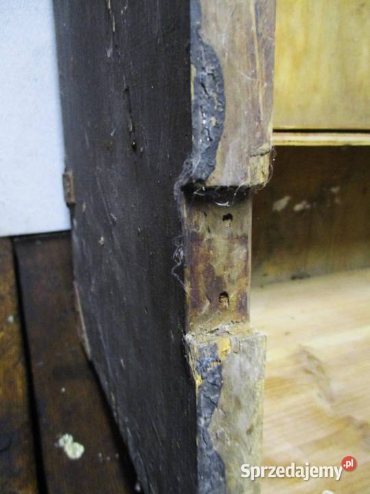 Stara Drewniana Szafka Skrzynia z Półką mazowieckie Nieporęt