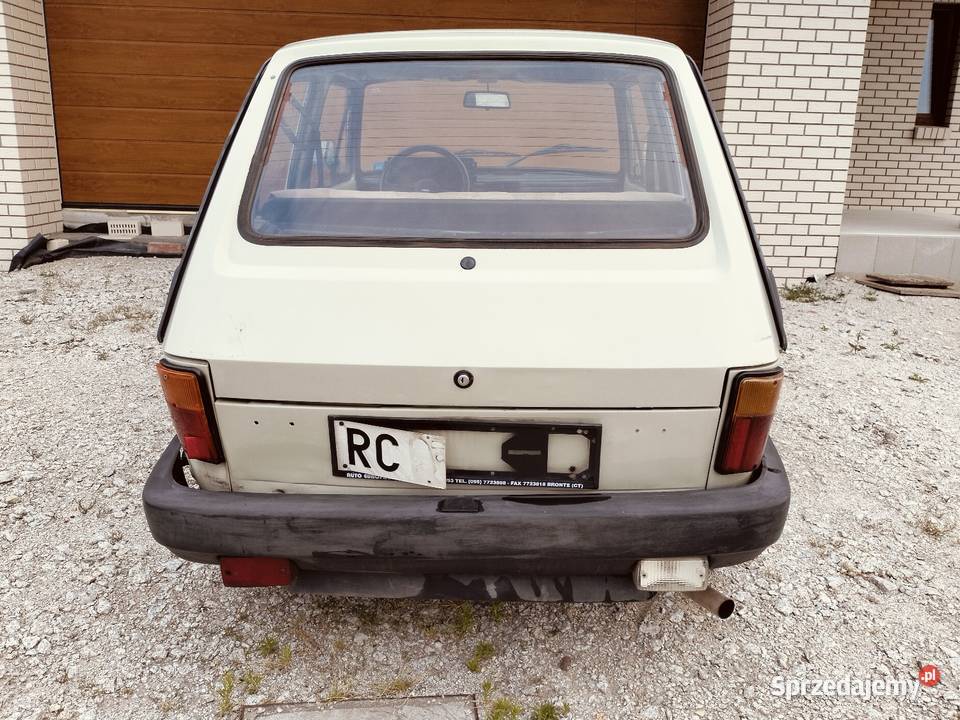 Fiat 126p bis w Włoch 1988 bez rdzy 2/3 wielkopolskie Kostrzyn