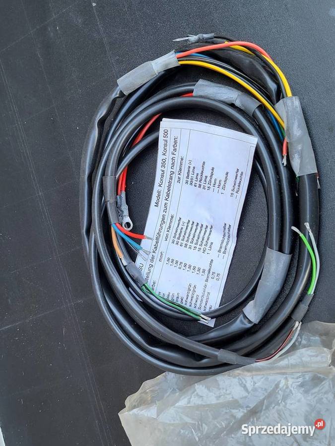 NSU KONSUL 500 KONSUL 350 INSTALACJA ELEKTRYCZNA sprzedam