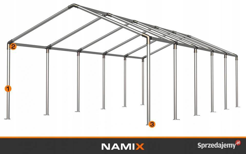 Namiot COMFORT 5x10 magazynowy handlowy garaż mazowieckie Jabłonna