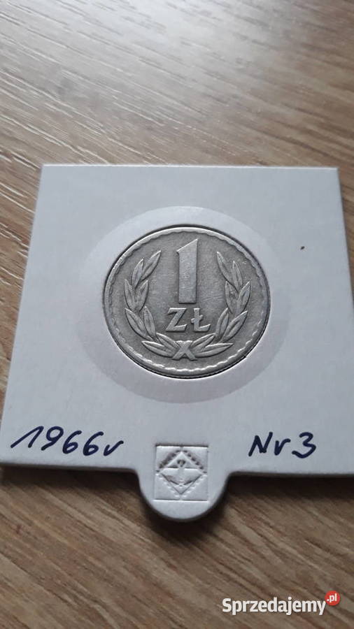 1 złoty 1966 rPRLRzadkość 3Cudeńko Konin