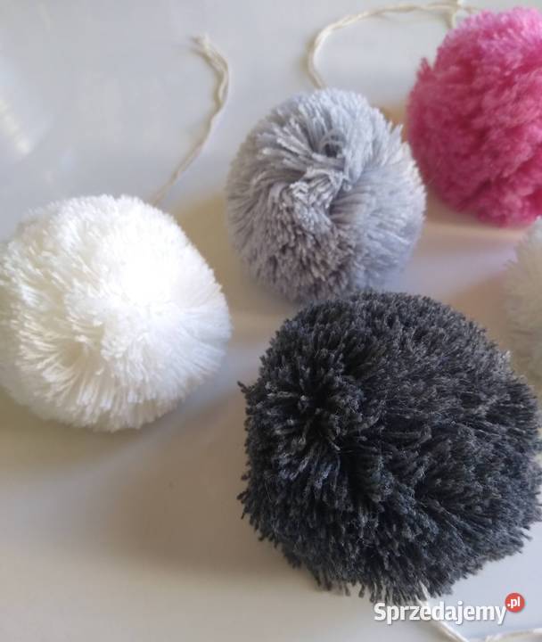 Pompon Pompony Zestaw 5 sztuk Gdańsk