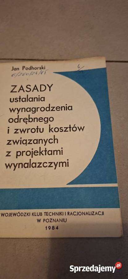 Unikat PRL Zasady ustalania wynagrodzenia 1984 Konin