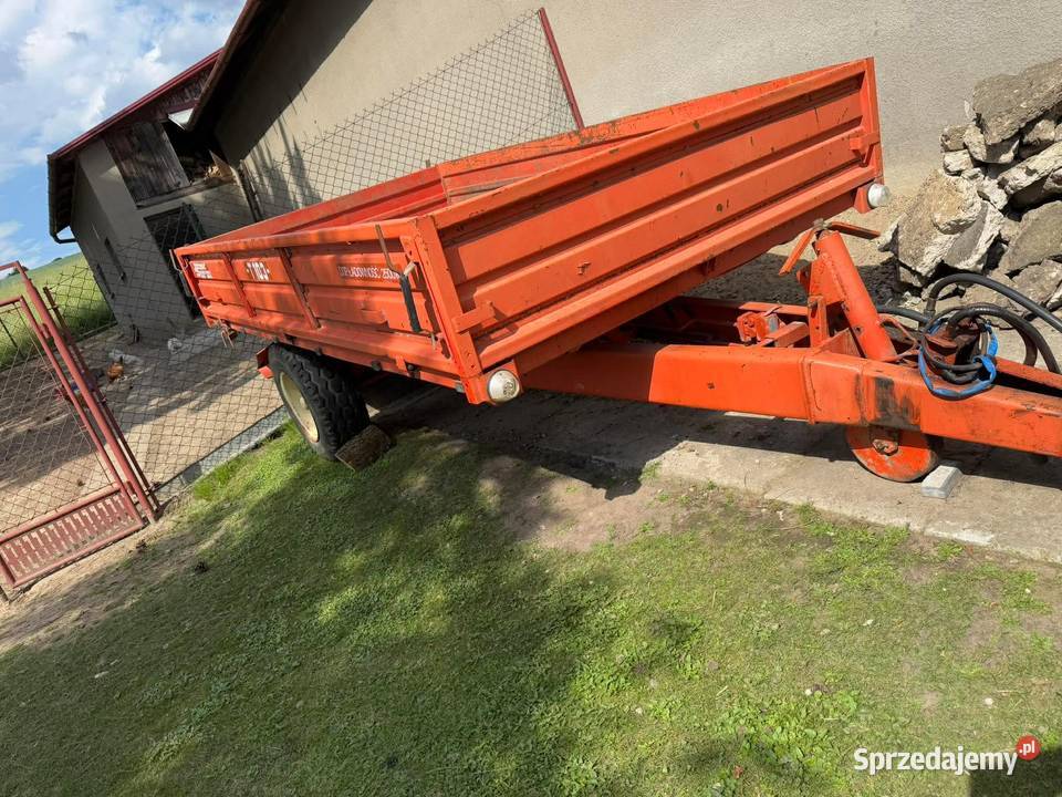 Przyczepa Agromet T 103 z kiprem Sprzeedam Przyczepy rolnicze
