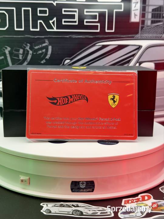 Hot Wheels Ferrari Collector Box 2Pack BOX 22 Wrocław