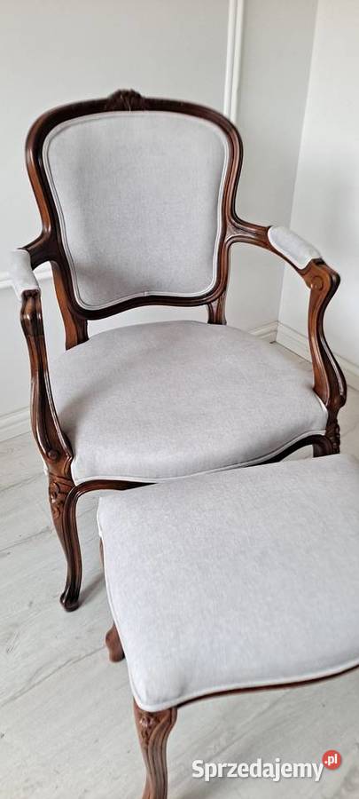 Stylowy fotel Ludwik Ludwikowski 90cm Szczecin