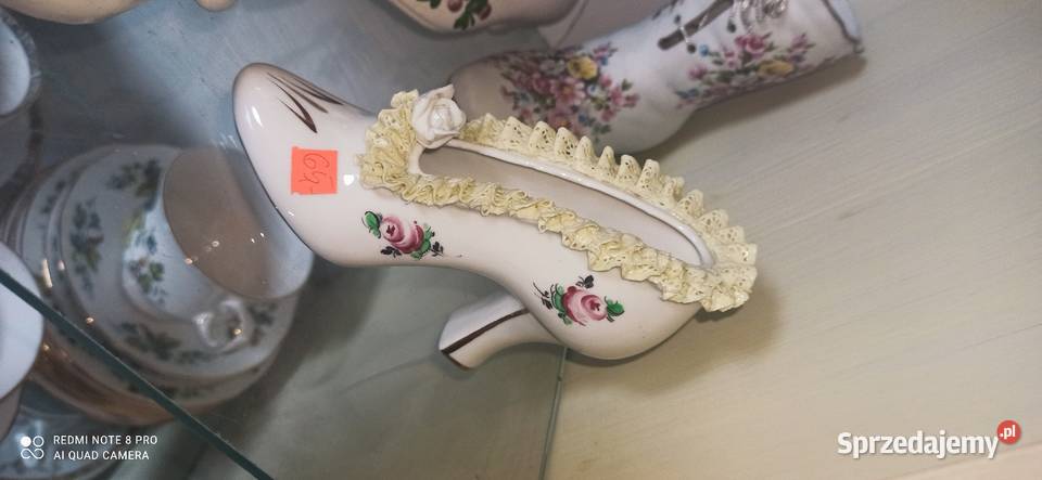 Bucik porcelanowy Wazonik pomorskie Gdańsk