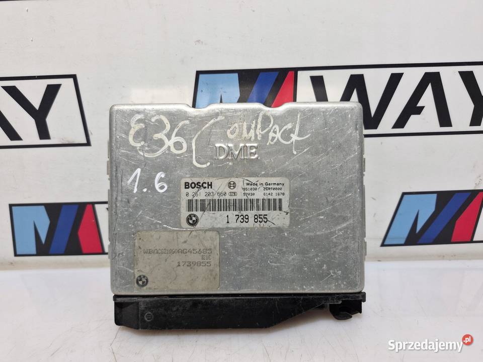 BMW E36 MODUŁ STEROWNIK DME 1739855 dolnośląskie