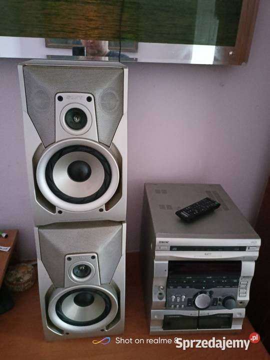 Wieża Sony kolumny 2x100w 8 ohm Dębno