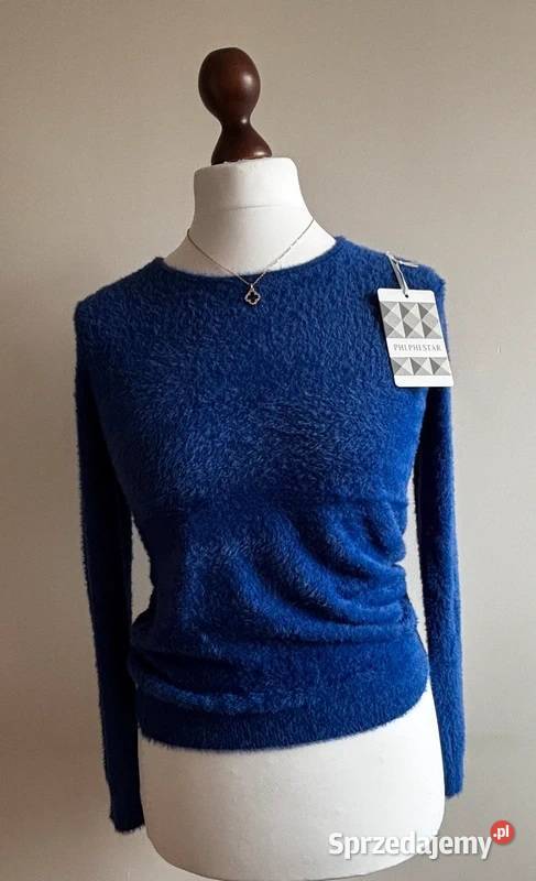 Sweter damski chabrowy przyjemny i miękki