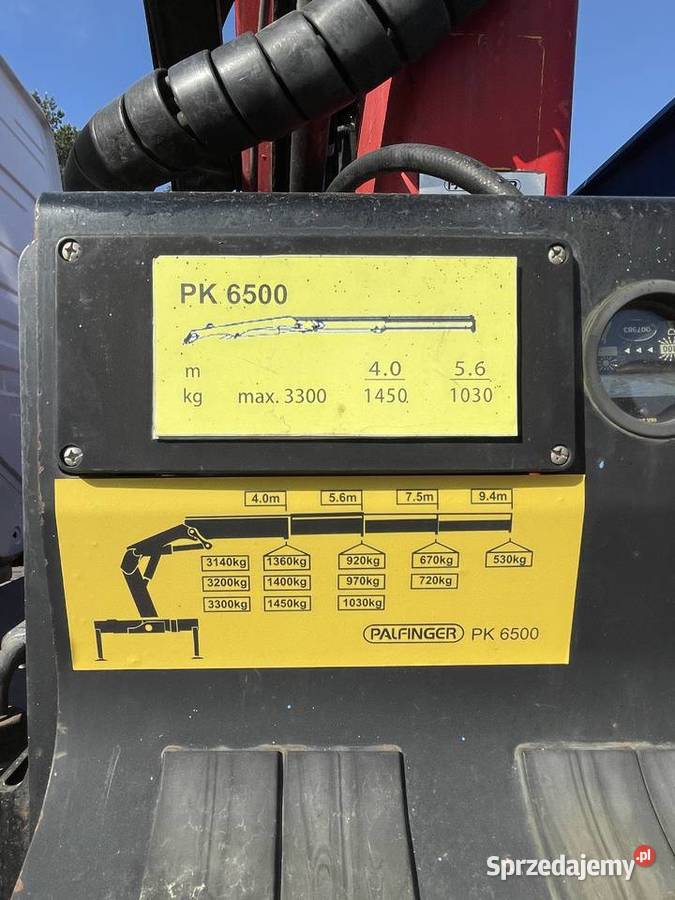 WYWROTKA MERCEDES ATEGO 1218 HDS PALFINGER