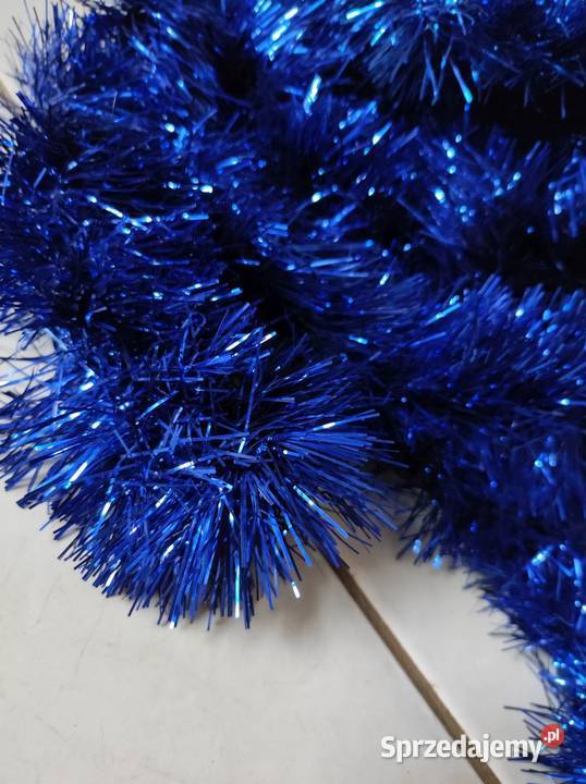 łańcuch choinkowy długi kobaltowy granatowy Kielce
