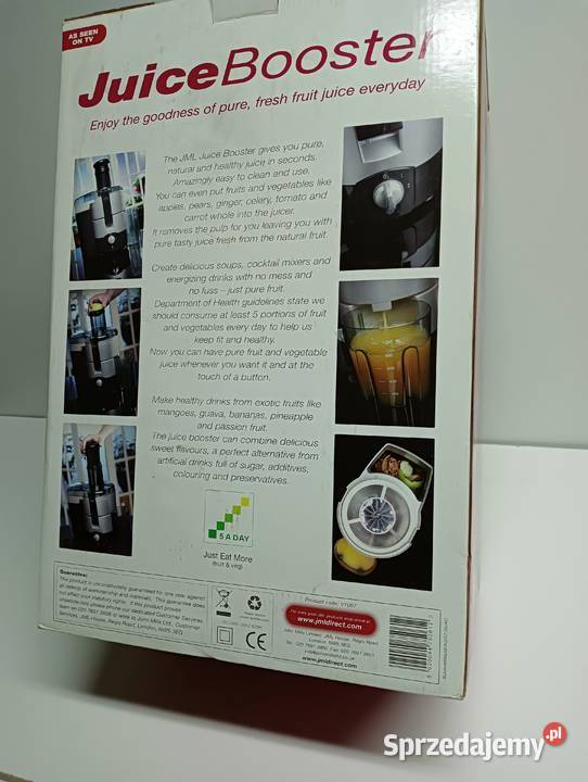 Sokowirówka angielskiej firmy JML Kalisz