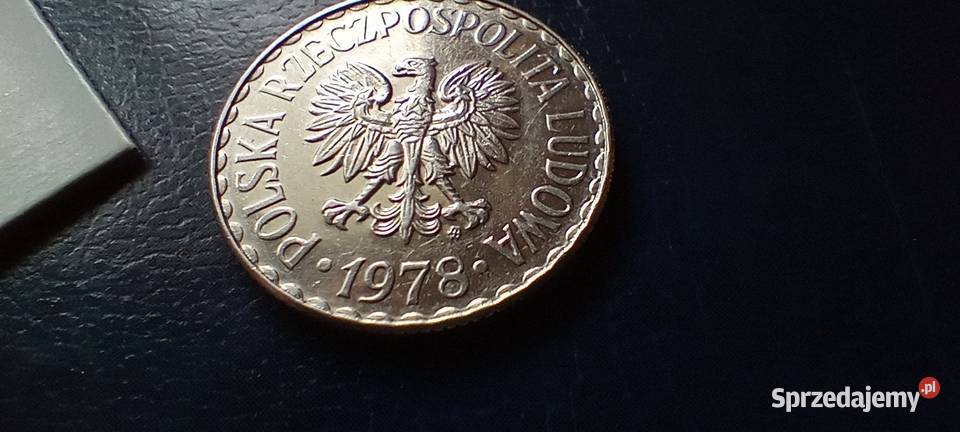 Stare monety 1 złoty 1978 zm PRL Polska piękna Lesko sprzedam