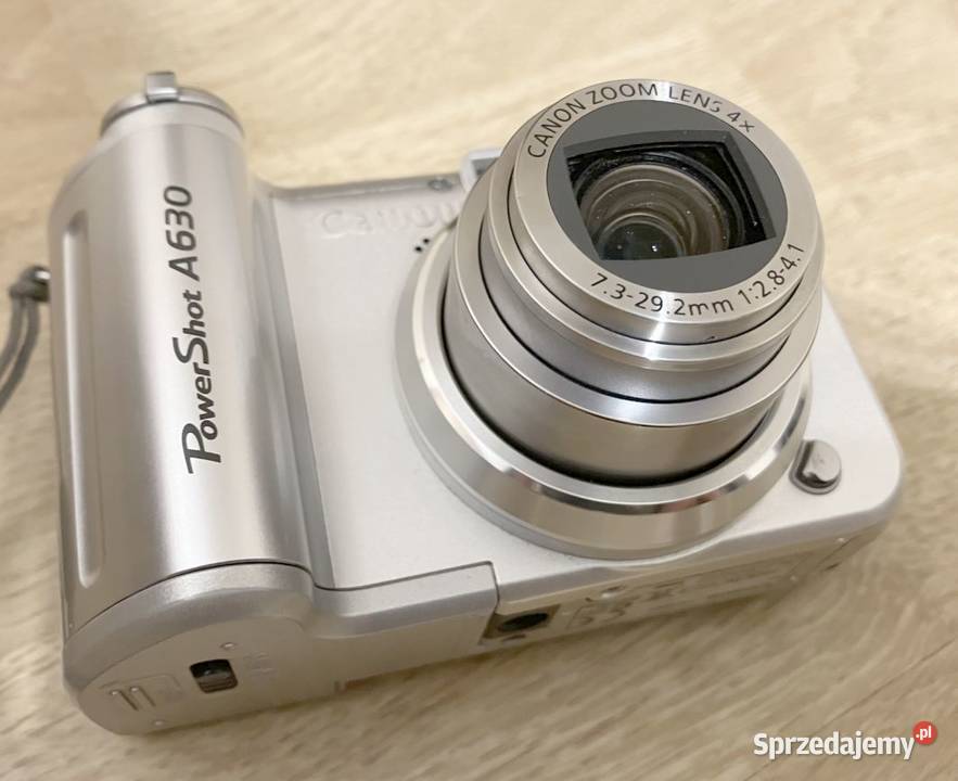 100 sprawny aparat cyfrowy canon A630 Gliwice