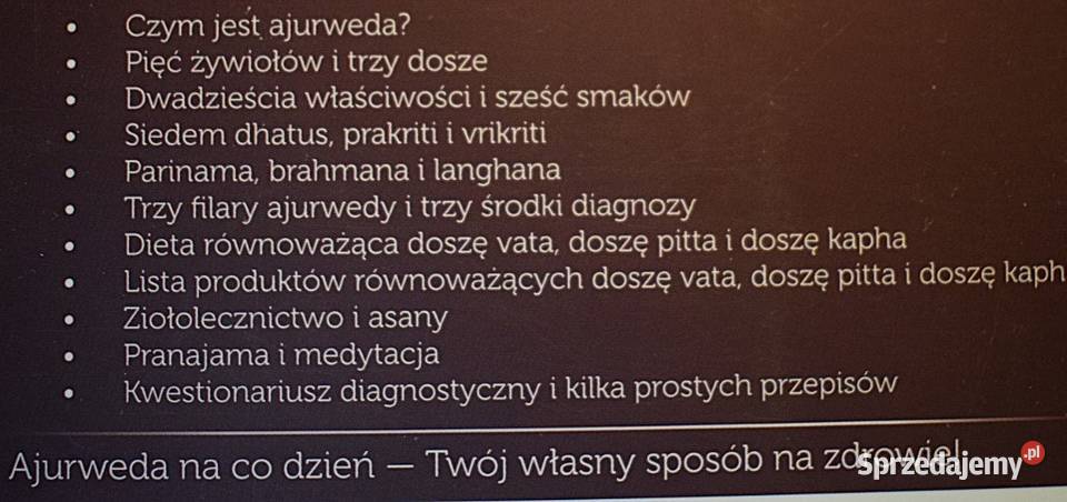Ajurweda w praktyce współcześnie stosować Chełmno