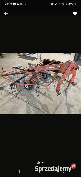 DeutzFahr ks85dn zgrabiarka przewracarka Walidrogi sprzedam