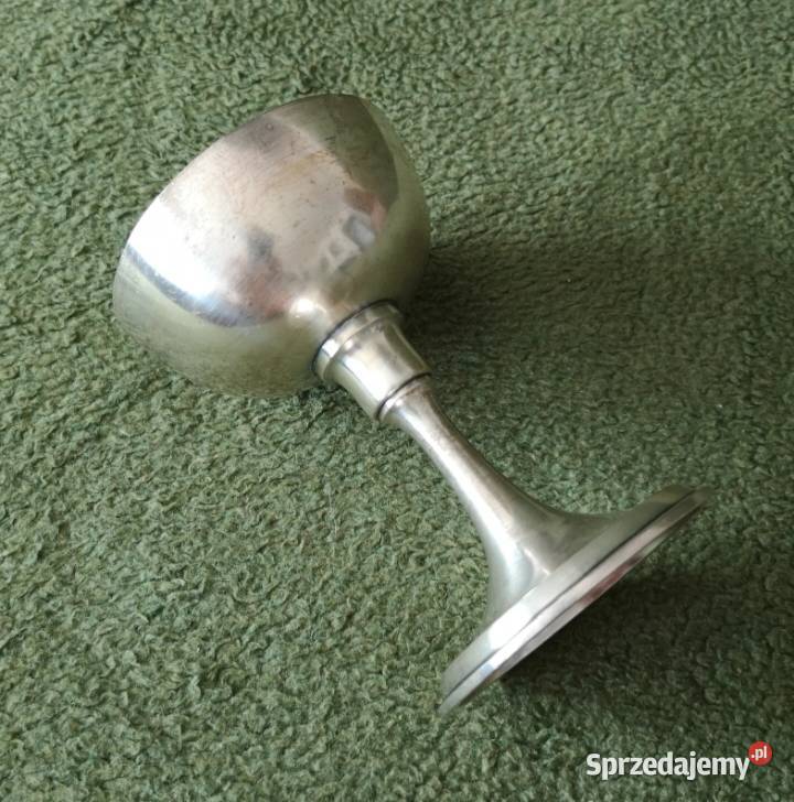 Art Krupp Berndorf masywny kielich srebrzony Antyki