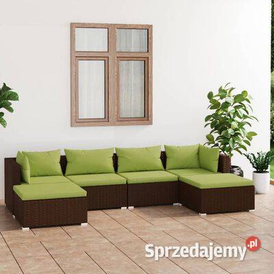 vidaXL 6cz zestaw wypoczynkowy do ogrodu Dom i Ogród Warszawa