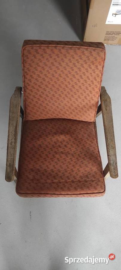 Fotel PRL Śnieżnik Śnieżka Lisek Vintage małopolskie Grybów