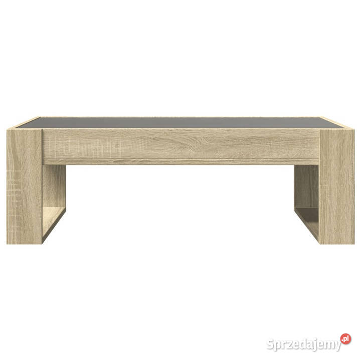 Stolik kawowy z LED Infinity dąb sonoma 90x53x30 Warszawa