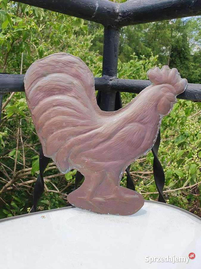 Miedziana zawieszka kogut Myszków