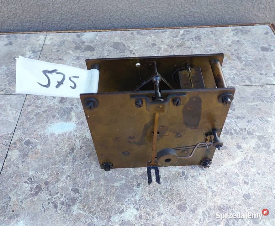 575 Mechanizm zegara ściennego GB Becker P42 pełna płyta sprawny